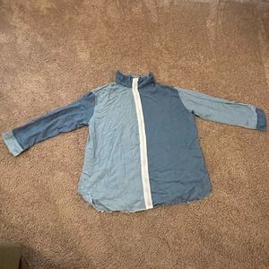 Cut out denim shirt/dress